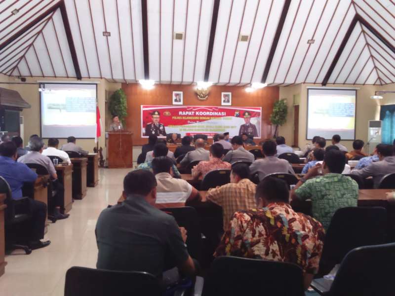 Polres Bojonegoro Gelar Rakor Pengamanan Natal Dan Tahun Baru