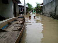 Intensitas Hujan Tinggi, Banjir Luapan Bengawan Solo Rawan Terjadi
