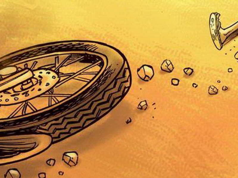 Ditabrak Motor, Ibu Pengayuh Sepeda asal Balen Kakinya Robek