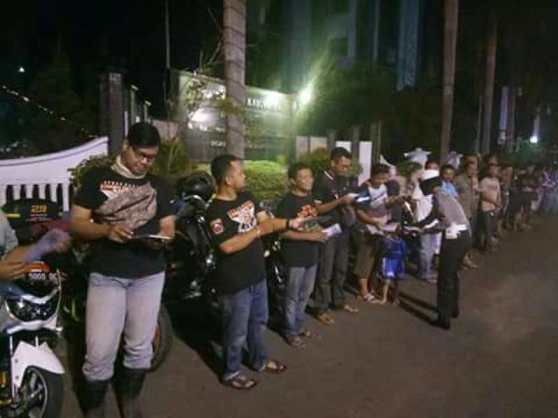 Satlantas Polres Pastikan Klub Motor Tertib Saat Malam Tahun Baru