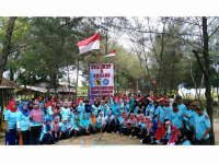 Perangkat Desa Tejo Asah Kekompakan Lewat Outbond Bareng Saka Bhayangkara Polres