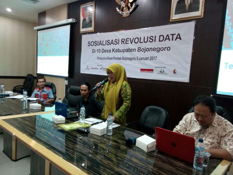 10 Desa di Bojonegoro menjadi Pilot Project Revolusi Data