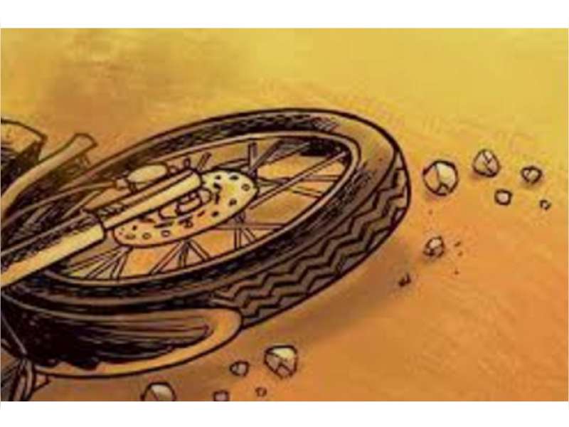 Kurang Konsentrasi, Motor CB Tabrak Mobil di Depannya yang Hendak Belok