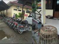Pelaku Sabung Ayam Kabur, Tinggalkan 11 Motor Ini