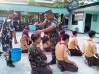 Danramil Sumberejo Lantik Anggota Dewan Saka Wira Kartika