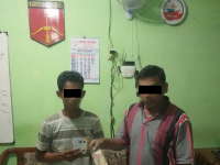 Asyik Main di Belakang Warung, Dua Penjudi di Sukosewu Diringkus Polisi