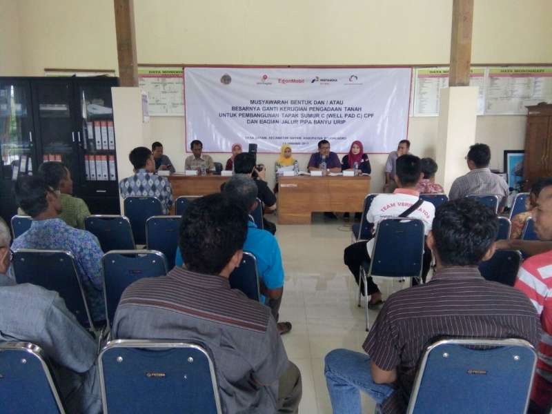 Jaga Keamanan, Polisi Hadir di Musyawarah Ganti Rugi Tanah Warga Gayam