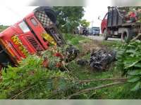 Ditabrak Truk, Seorang Wanita Pengendara Motor di Gayam Meninggal Dunia