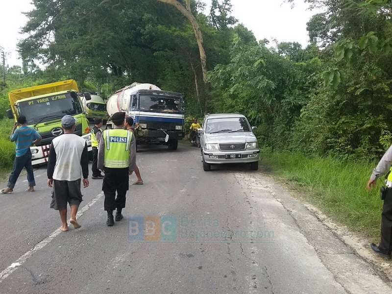 Truk Rusak di Watu Jago, Polisi Pantau Kelancaran Lalu Lintas