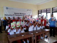 Gemar Membaca Bersama PEPC Digelar di Tiga Sekolah