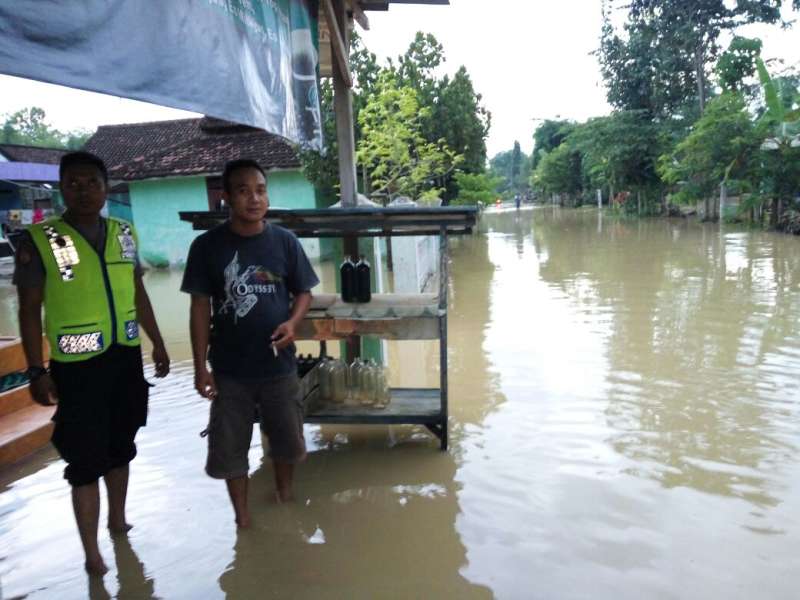 Ini Update Situasi Banjir Luapan Kali Kening yang Melanda 6 Desa di Parengan