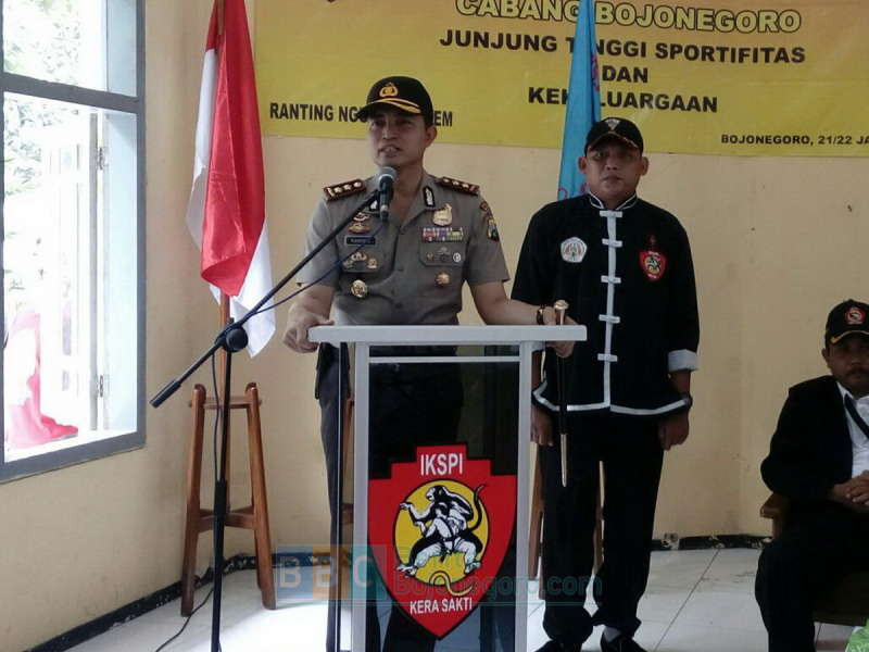 Hadiri Pembukaan Kejuaraan IKS PI Cup, Kapolres: Para Pesilat Harus Dapat Hidup Berdampingan