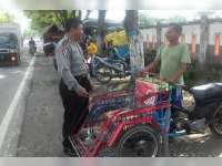 Bhabinkamtibmas Polsek Sumberrejo, Sosialisasi Keselamatan Berlalu-Lintas pada Abang Becak
