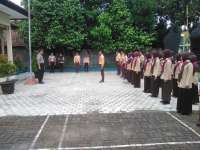 Kapolsek Margomulyo Lantik Anggota Saka Bhayangkara Kwartir Ranting