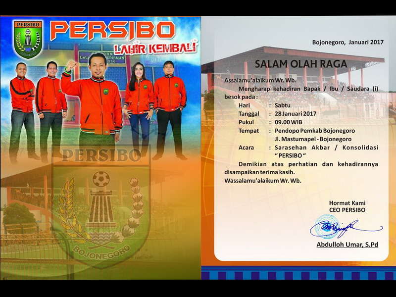 Besok Ada Sarasehan Bahas Kondisi Persibo Bojonegoro Terkini