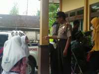 Polsek Baureno Gelar Razia Pelajar Pengguna Motor