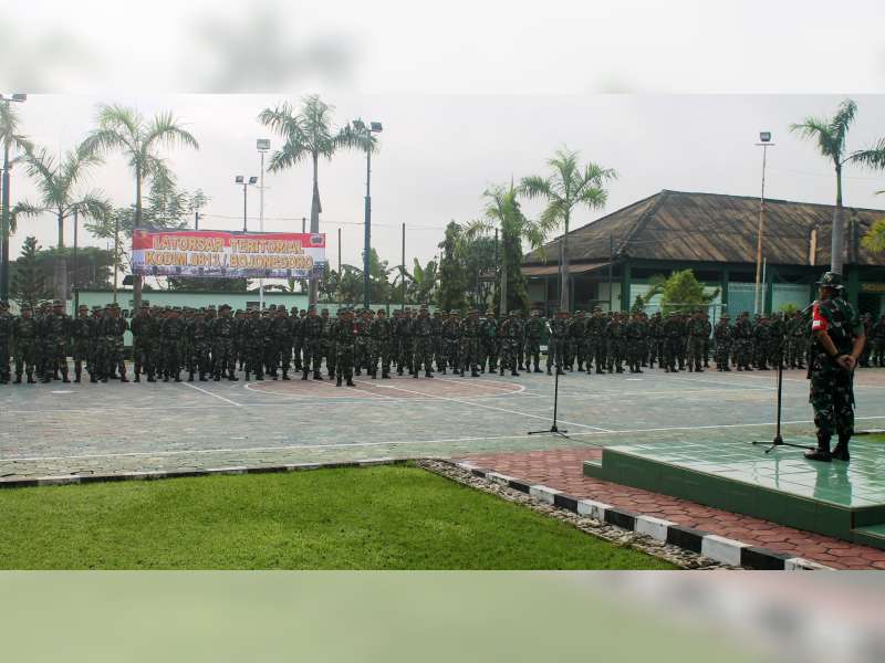 Tingkatkan Profesionalitas Prajurit, Kodim 0813 Bojonegoro Gelar Latorsar
