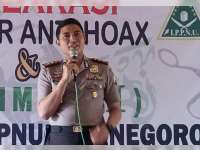 Pidato di Deklarasi Pelajar Anti Hoax, Ini Pesan Kapolres Bojonegoro