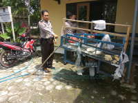 Dua Motor Bersenggolan di Ngasem, Satu Pengendara Patah Kaki