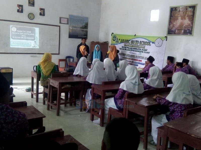 PAC IPNU-IPPNU Kapas Kampanyekan Belajar Bahasa Arab itu Mudah