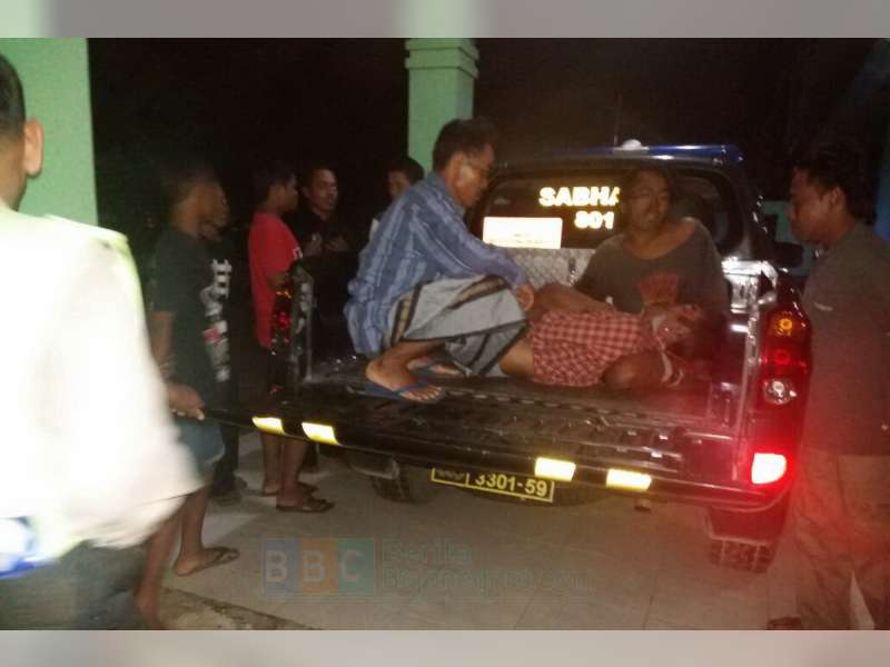 Diduga Pengendara Dalam Kondisi Mabuk, Motor Tabrak Pembatas Jalan