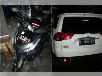 Sepeda Motor Honda Vario Seruduk Pajero, Pengendara Motor Terluka