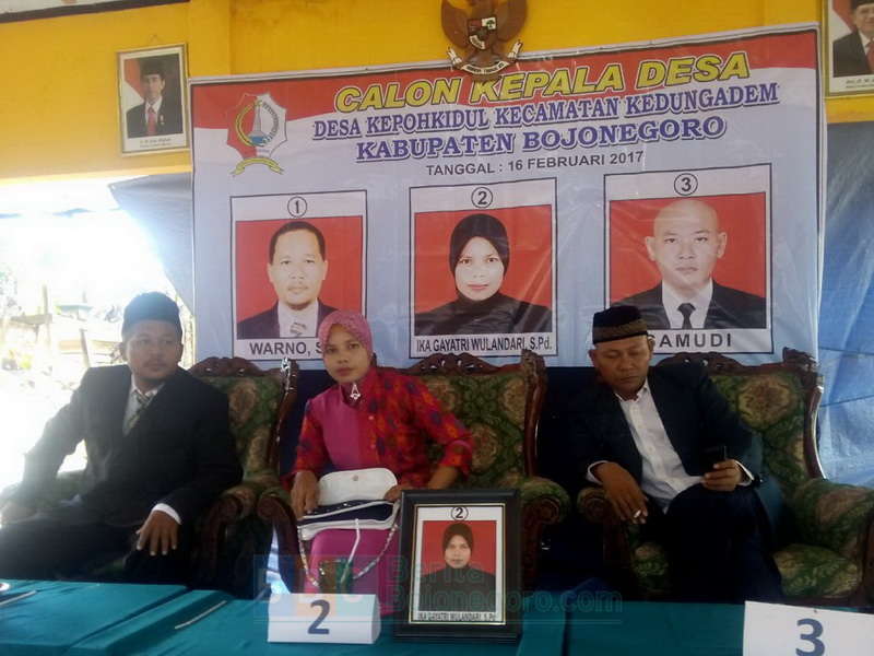 Samudi, Terpilih Menjadi Kepala Desa Kepohkidul Kecamatan Kedungadem