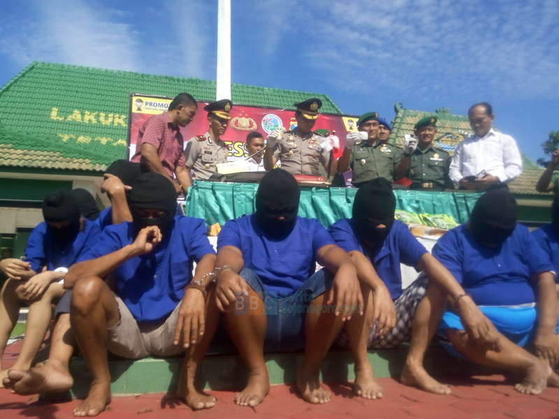 10 Tersangka Kasus Narkoba Diamankan Polres Bojonegoro