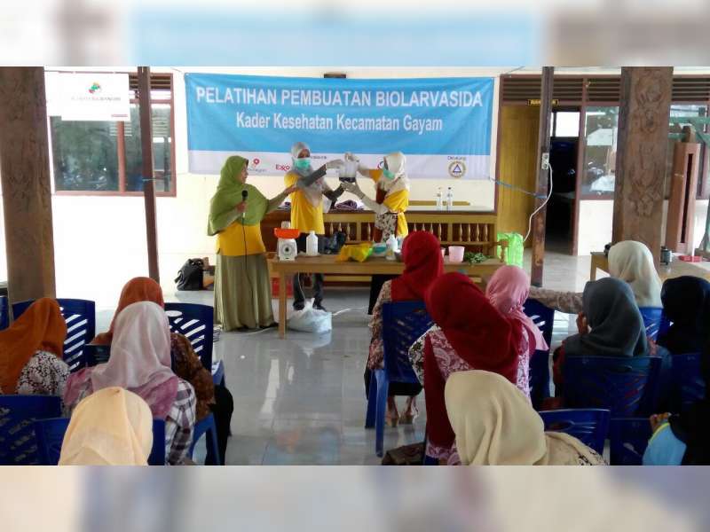 Puluhan Kader Jumantik Ikuti Pelatihan Pembuatan Biolarvasida