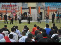 Kapolres Cek Gladi Bersih Apel Besar Saka Bhayangkara