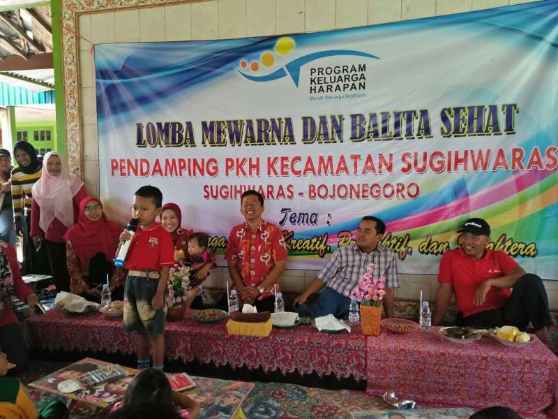 Pendamping PKH Sugihwaras Gelar Lomba Mewarnai se Kecamatan