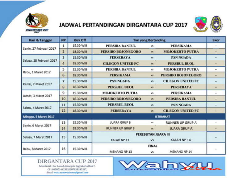 Tergabung di Grup A, Persibo Bojonegoro Hari Ini Lakoni Laga Perdana