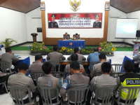 Demi Profesionalisme Anggota, Polres Bojonegoro Gelar Latihan Pra Operasi Simpatik