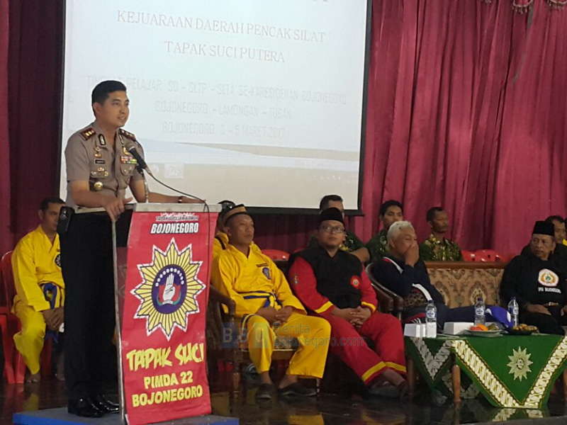 Kapolres Buka Kejuaraan Silat Tapak Suci Tingkat Pelajar
