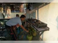 Regulator Elpiji Bocor, Warung Milik Warga Ledok Kulon Terbakar