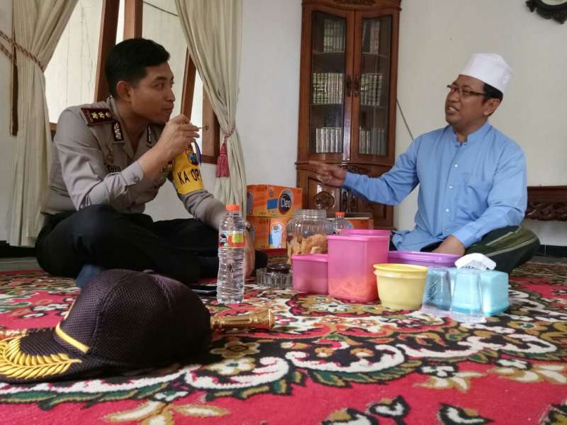 Kapolres Bojonegoro Kenalkan Progamnya pada Pengasuh Ponpes Baitul Izzah