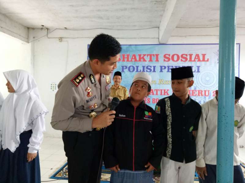 Bakti Sosial Kapolres Bojonegoro di Ponpes Al-Falah Pacul