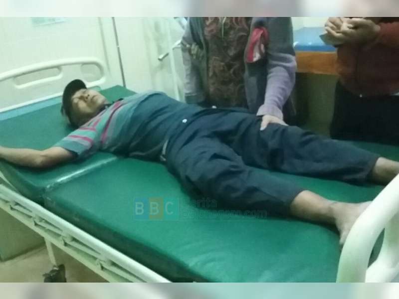 Honda Beat Tabrakan dengan Yamaha RS di Depan Pasar Kedungadem