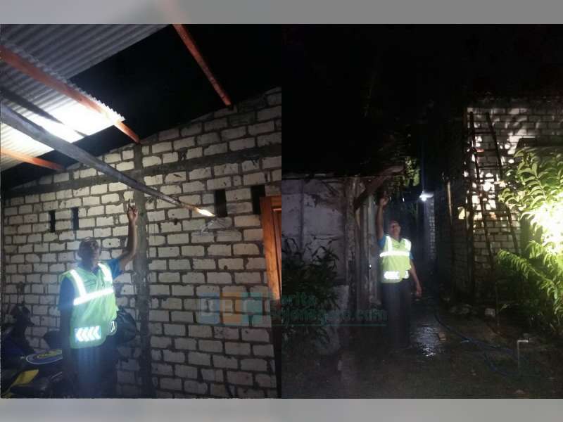 Puluhan Rumah Warga Desa Campurejo Bojonegoro Kota, Rusak Diterjang Angin