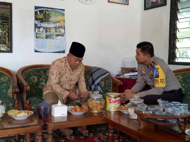 Tawadlu pada Ulama, Kapolres Bojonegoro Sowan ke Ketua FKUB