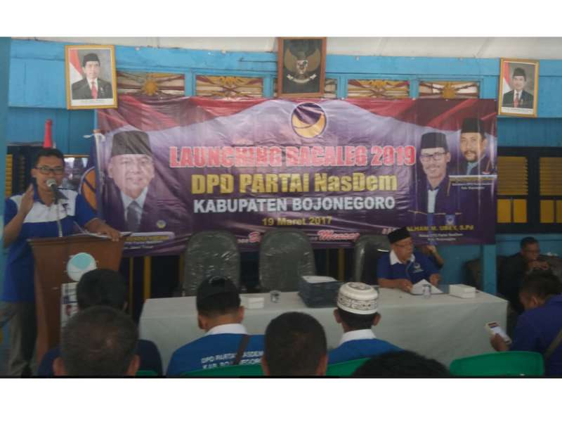 Masih Dua Tahun, DPD Partai Nasdem Bojonegoro Launching Bacaleg 2019