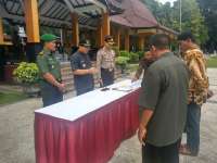 Apel Gelar Pasukan Pengamanan Pilkades PAW