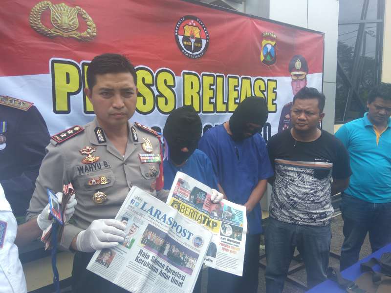 Peras Kades Pejok Ratusan Juta, Dua Oknum Wartawan Diringkus Polisi