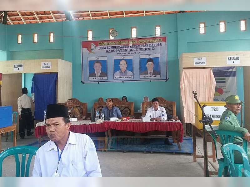 H Abdul Manan Terpilih Jadi Kepala Desa Sumberagung Kecamatan Dander