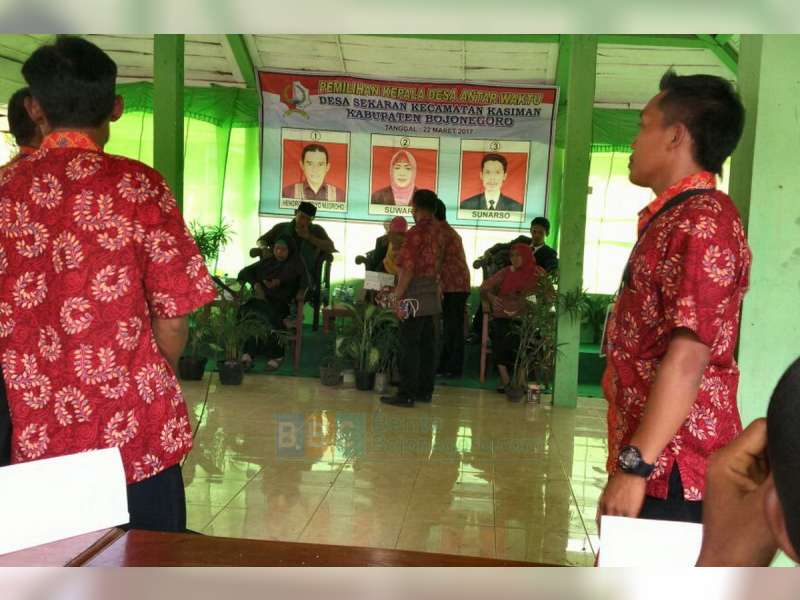 Sunarso, Terpilih Jadi Kepala Desa Sekaran Kecamatan Kasiman