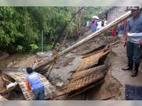 5 Rumah Warga Sukosewu Terancam Longsor
