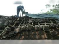 Dua Rumah Warga di Baureno Rusak Diterjang Puting Beliung