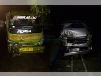 Rem Blong, Truk Tabrakan dengan APV di Margomulyo