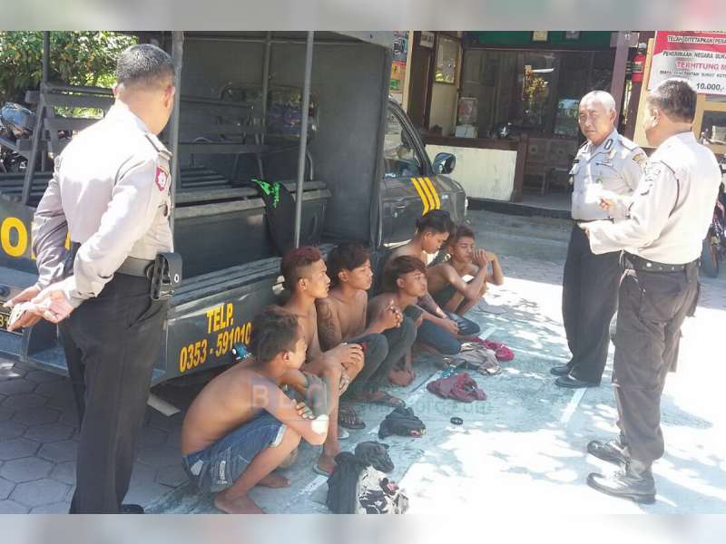 Ganggu Kegiatan Belajar Mengajar, 7 Anak Punk Diamankan Polisi