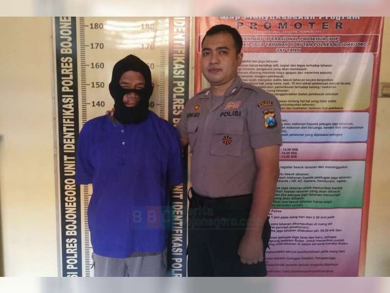 Seorang Pengecer Judi Togel di Kedungadem, Diciduk  Polisi